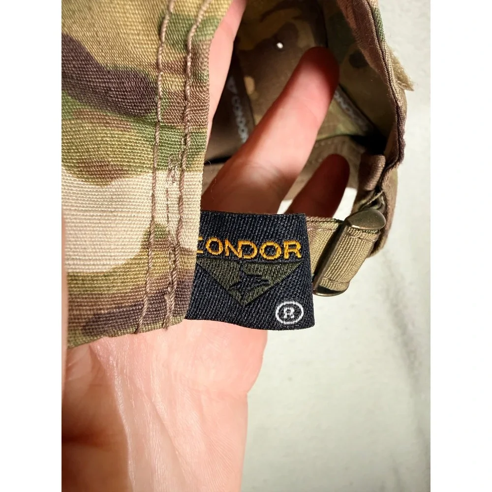 Condor Tactical Team Cap MultiCam Camo Ripstop Adjustable Patch Hat
